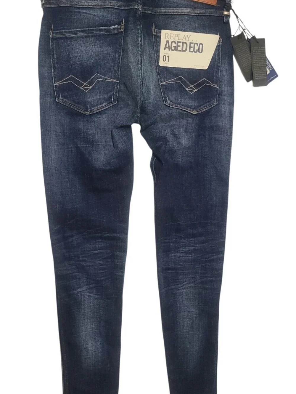 Replay Bronny Super Slim Fit Jeans Women's 29x30 Dark Wash NWT